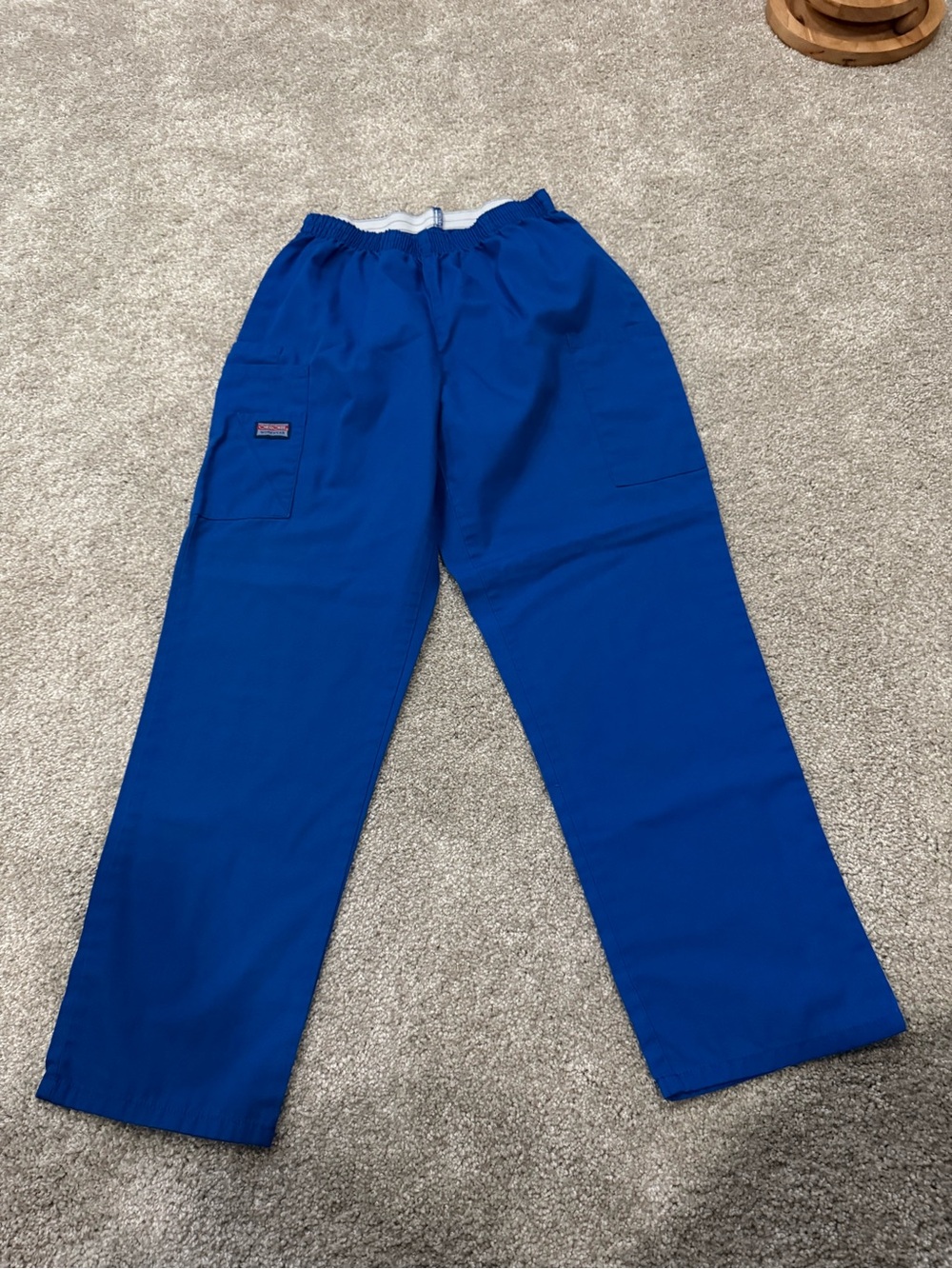 Cherokee Workwear Scrub Pants in Royal Size Petite S